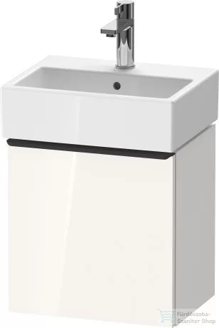 Duravit D-NEO 434 x 322 mm-es 1 ajtós szekrény Vero Air kézmosóhoz,jobbos, White High Gloss Decor DE4217R2222