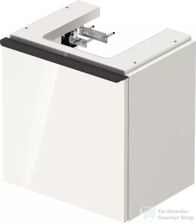 Duravit D-NEO 434 x 322 mm-es 1 ajtós szekrény Vero Air kézmosóhoz,jobbos, White High Gloss Decor DE4217R2222