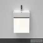 Duravit D-NEO 434 x 322 mm-es 1 ajtós szekrény Vero Air kézmosóhoz,jobbos, White High Gloss Decor DE4217R2222