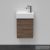 Duravit D-NEO 364x222 mm-es 1 ajtós függesztett szekrény 072438 mosdóhoz,balos, Walnut Dark Decor DE4218L2121