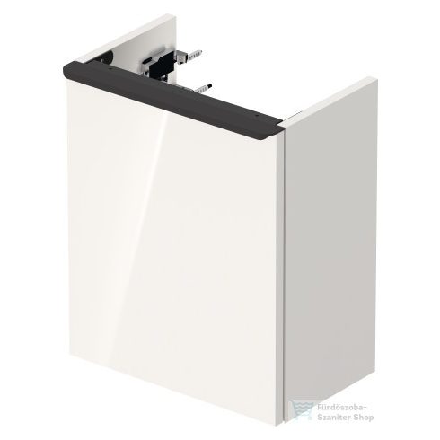 Duravit D-NEO 364x222 mm-es 1 ajtós függesztett szekrény 072438 mosdóhoz,jobbos, White High Gloss Decor DE4218R2222