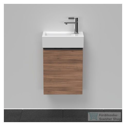 Duravit D-NEO 364x222 mm-es 1 ajtós függesztett szekrény 072438 mosdóhoz,jobbos, Natural Walnut Decor DE4218R7979