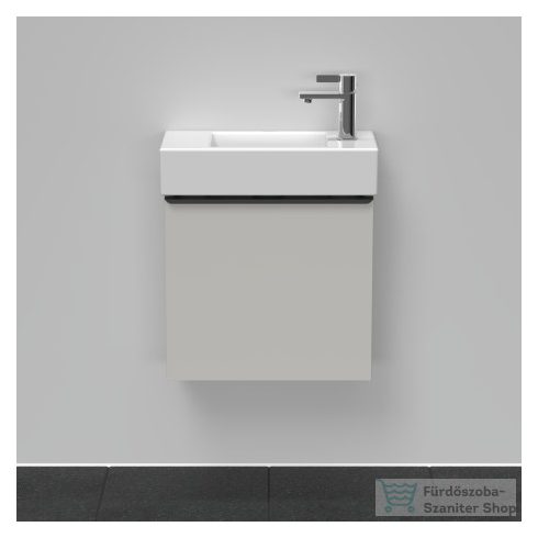 Duravit D-NEO 484x222 mm-es 1 ajtós függesztett szekrény 072450 mosdóhoz,balos, Concrete Grey Matt Decor DE4219L0707