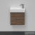 Duravit D-NEO 484x222 mm-es 1 ajtós függesztett szekrény 072450 mosdóhoz,balos, Walnut Dark Decor DE4219L2121