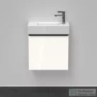 Duravit D-NEO 484x222 mm-es 1 ajtós függesztett szekrény 072450 mosdóhoz,balos, White High Gloss Decor DE4219L2222