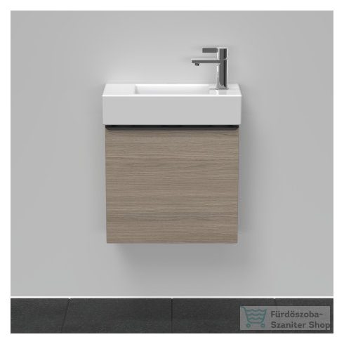 Duravit D-NEO 484x222 mm-es 1 ajtós függesztett szekrény 072450 mosdóhoz,jobbos, Oak Terra DE4219R3535