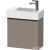 Duravit D-NEO 484x222 mm-es 1 ajtós függesztett szekrény 072450 mosdóhoz,jobbos, Basalt Matt Decor DE4219R4343