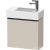 Duravit D-NEO 484x222 mm-es 1 ajtós függesztett szekrény 072450 mosdóhoz,jobbos, Taupe Matt Decor DE4219R9191