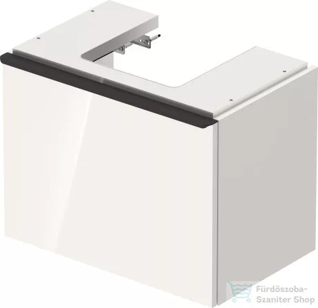Duravit D-NEO 584x372 mm-es 1 fiókos alsószekrény 236860 mosdóhoz,White High Gloss Decor DE422902222