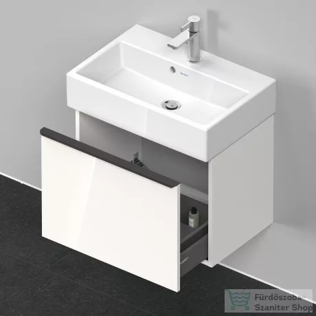 Duravit D-NEO 584x372 mm-es 1 fiókos alsószekrény 236860 mosdóhoz,White High Gloss Decor DE422902222