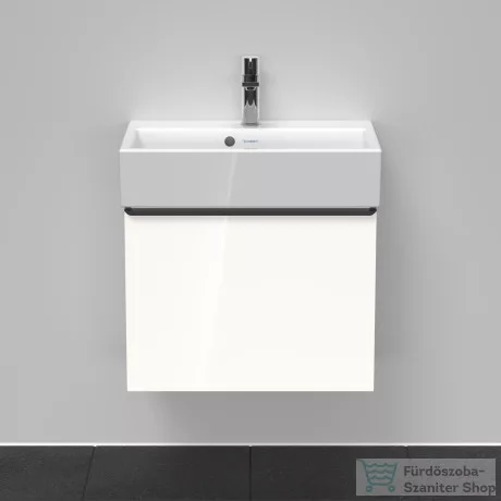 Duravit D-NEO 584x372 mm-es 1 fiókos alsószekrény 236860 mosdóhoz,White High Gloss Decor DE422902222