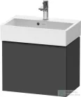 Duravit D-NEO 584x372 mm-es 1 fiókos alsószekrény 236860 mosdóhoz,Graphite Matt Decor DE422904949