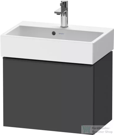 Duravit D-NEO 584x372 mm-es 1 fiókos alsószekrény 236860 mosdóhoz,Graphite Matt Decor DE422904949