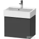 Duravit D-NEO 584x372 mm-es 1 fiókos alsószekrény 236860 mosdóhoz,Graphite Matt Decor DE422904949