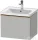 Duravit D-NEO 584x 452 mm-es, 1 fiókos függesztett szekrény szálcsiszolt bronz fogantyúval, 236760XXX mosdóhoz, matt betonszürke DE4249004070000