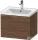 Duravit D-NEO 584x 452 mm-es 1 fiókos függesztett szekrény szálcsiszolt bronz fogantyúval, 236760XXX mosdóhoz, matt sötét dió DE4249004210000