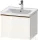 Duravit D-NEO 584x 452 mm-es 1 fiókos függesztett szekrény szálcsiszolt bronz fogantyúval, 236760XXX mosdóhoz, fényes fehér DE4249004220000