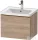 Duravit D-NEO 584x 452 mm-es 1 fiókos függesztett szekrény szálcsiszolt bronz fogantyúval, 236760XXX mosdóhoz, márványos tölgy DE4249004550000