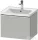 Duravit D-NEO 584x 452 mm-es, 1 fiókos függesztett szekrény króm fogantyúval, 236760XXX mosdóhoz, matt betonszürke DE4249010070000