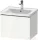 Duravit D-NEO 584x 452 mm-es 1 fiókos függesztett szekrény króm fogantyúval, 236760XXX mosdóhoz, fényes fehér DE4249010220000