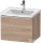 Duravit D-NEO 584x 452 mm-es 1 fiókos függesztett szekrény króm fogantyúval, 236760XXX mosdóhoz, márványos tölgy DE4249010550000