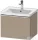 Duravit D-NEO 584x 452 mm-es 1 fiókos függesztett szekrény króm fogantyúval, 236760XXX mosdóhoz, matt len DE4249010750000