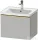 Duravit D-NEO 584x 452 mm-es, 1 fiókos függesztett szekrény polírozott arany színű fogantyúval, 236760XXX mosdóhoz, matt betonszürke DE4249034070000