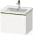 Duravit D-NEO 584x 452 mm-es 1 fiókos függesztett szekrény polírozott arany színű fogantyúval, 236760XXX mosdóhoz, matt fehér DE4249034180000