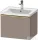 Duravit D-NEO 584x 452 mm-es 1 fiókos függesztett szekrény polírozott arany színű fogantyúval, 236760XXX mosdóhoz, matt bazalt DE4249034430000