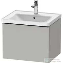   Duravit D-NEO 584x 452 mm-es, 1 fiókos függesztett szekrény rozsdamentes acél hatású fogantyúval, 236760XXX mosdóhoz, matt DE4249070070000DE4249034070000