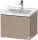 Duravit D-NEO 584x 452 mm-es 1 fiókos függesztett szekrény rozsdamentes acél hatású fogantyúval, 236760XXX mosdóhoz, matt len DE4249070750000