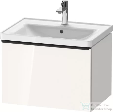 Duravit D-NEO 634 x 452 mm-es 1 fiókós függesztett szekrény 236765XXX mosdóhoz,White High Gloss Decor DE425402222