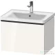 Duravit D-NEO 634 x 452 mm-es 1 fiókós függesztett szekrény 236765XXX mosdóhoz,White High Gloss Decor DE425402222