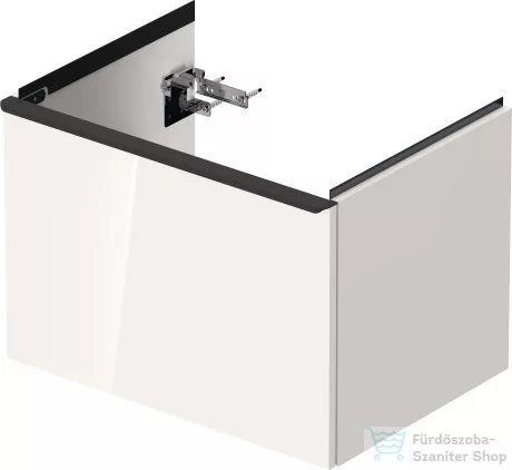Duravit D-NEO 634 x 452 mm-es 1 fiókós függesztett szekrény 236765XXX mosdóhoz,White High Gloss Decor DE425402222