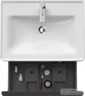 Duravit D-NEO 634 x 452 mm-es 1 fiókós függesztett szekrény 236765XXX mosdóhoz,White High Gloss Decor DE425402222