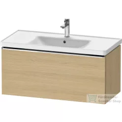   Duravit D-NEO 98,4x4,2 cm-es, 1 fiókos alsószekrény króm fogantyúval 236710 mosdóhoz, natúr tölgy DE4256010300000