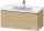 Duravit D-NEO 98,4x4,2 cm-es, 1 fiókos alsószekrény króm fogantyúval 236710 mosdóhoz, natúr tölgy DE4256010300000