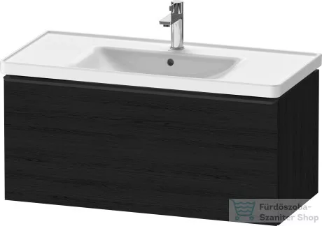 Duravit D-NEO 984x452 mm-es 1 fiókos alsószekrény 236710 mosdóhoz,Black Oak DE425601616