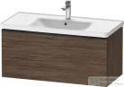 Duravit D-NEO 984x452 mm-es 1 fiókos alsószekrény 236710 mosdóhoz,Walnut Dark Decor DE425602121