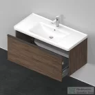 Duravit D-NEO 984x452 mm-es 1 fiókos alsószekrény 236710 mosdóhoz,Walnut Dark Decor DE425602121