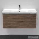 Duravit D-NEO 984x452 mm-es 1 fiókos alsószekrény 236710 mosdóhoz,Walnut Dark Decor DE425602121