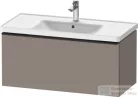 Duravit D-NEO 984x452 mm-es 1 fiókos alsószekrény 236710 mosdóhoz,Basalt Matt Decor DE425604343