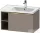 Duravit D-NEO 78,4*45,2 cm-es, 1 fiókos alsószekrény polírozott arany színű fogantyúval, mosdó és csaptelep nélkül, matt bazalt DE4257034430000