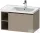 Duravit D-NEO 78,4*45,2 cm-es, 1 fiókos alsószekrény fekete színű fogantyúval, mosdó és csaptelep nélkül, matt len DE42570BD750000