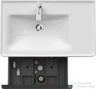 Duravit D-NEO 784x452 mm-es 1 fiókós,nyitott polcos függesztett szekrény 236980 mosdóhoz,White High Gloss Decor DE425802222