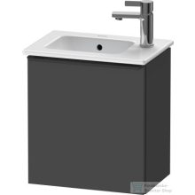  Duravit D-NEO 410x274 mm-es 1 ajtós,balos,függesztett szekrény 072343 mosdóhoz,Graphite Matt Decor DE4259L4949
