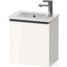   Duravit D-NEO 410x274 mm-es 1 ajtós,jobbos,függesztett szekrény 072343 mosdóhoz,White High Gloss Decor DE4259R2222