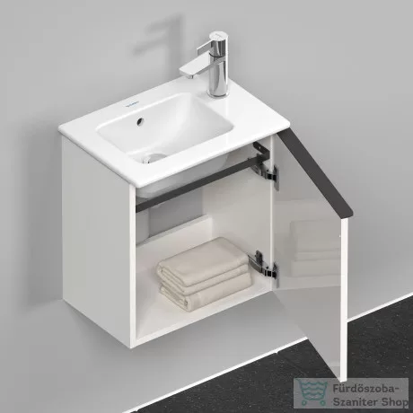 Duravit D-NEO 410x274 mm-es 1 ajtós,jobbos,függesztett szekrény 072343 mosdóhoz,White High Gloss Decor DE4259R2222