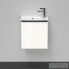 Duravit D-NEO 410x274 mm-es 1 ajtós,jobbos,függesztett szekrény 072343 mosdóhoz,White High Gloss Decor DE4259R2222