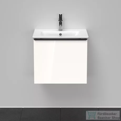Duravit D-NEO 510x402 mm-es 1 fiókos függesztett szekrény 233653XXX mosdóhoz,White High Gloss Decor DE426002222